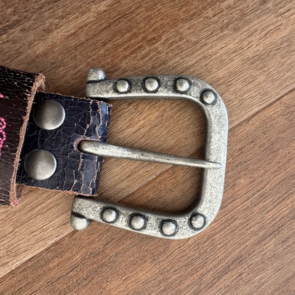 Ed Hardy Black Belt with Colorful Graphics Vintage - Picture 12 of 16